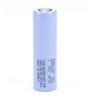품질  Samsung 40T 21700 4000mAh 35A Battery 3.6V Lithium Ion Battery Cell INR21700-40T 공장