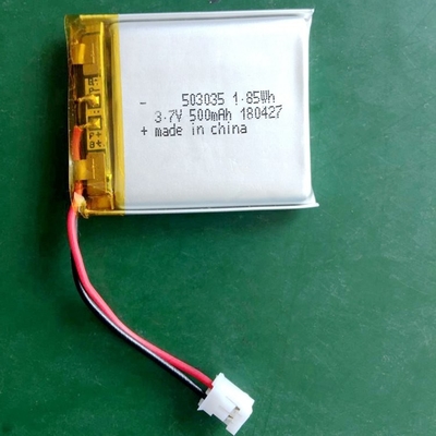 3.7V 맞춤형 리포 배터리 520mAh 리?? 이온 폴리머 배터리 503035 착용 장치