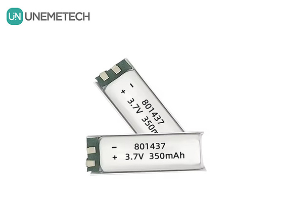 801437 3A 고속 폴리머 배터리 3.7v 350mah 리포 배터리 IoT 전자 장치
