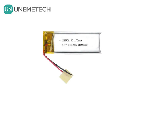 재충전 가능한 리?? 폴리머 배터리 501230 3.7V 170mAh 무선 이어폰용 리-폴리머 배터리