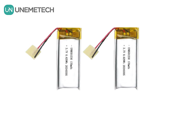 재충전 가능한 리?? 폴리머 배터리 501230 3.7V 170mAh 무선 이어폰용 리-폴리머 배터리