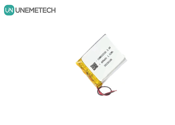 사용자 지정 3.8V 400mAh 고전압 리?? 이온 배터리 팩 622526 스마트 시계