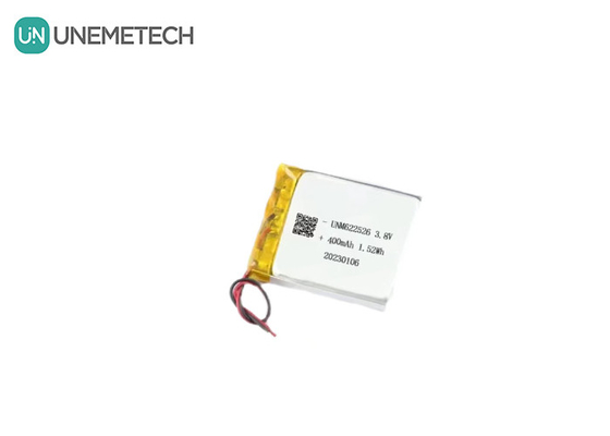 사용자 지정 3.8V 400mAh 고전압 리?? 이온 배터리 팩 622526 스마트 시계