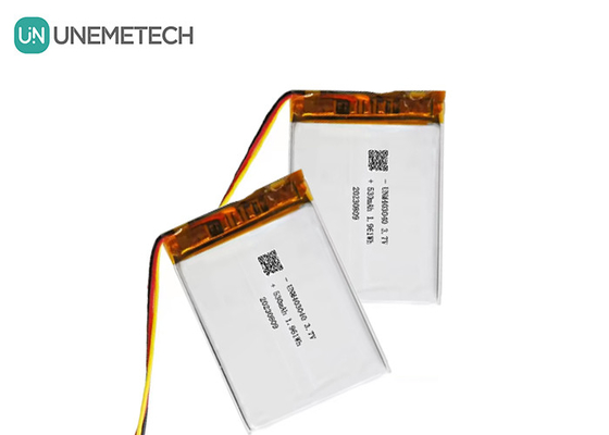3.7V 530mAh 사용자 지정 리?? 폴리머 배터리 403040 UL1642 긴 사이클 수명