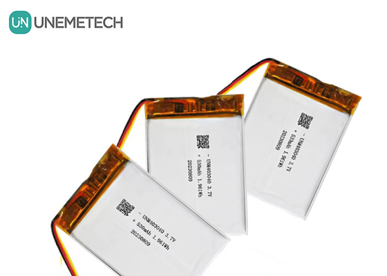 3.7V 530mAh 사용자 지정 리?? 폴리머 배터리 403040 UL1642 긴 사이클 수명