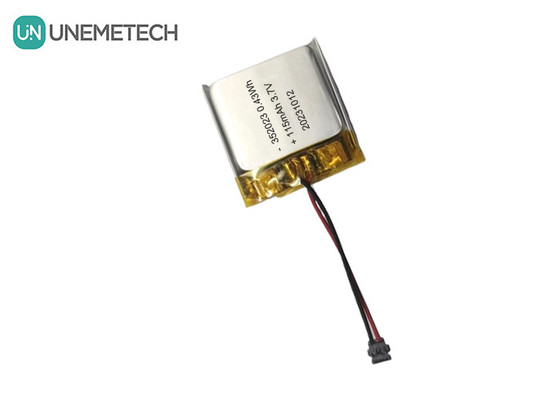 소매 재충전 가능한 리포 배터리 352023 3.7V 115mAh GPS 추적기 리소 이온 폴리머 배터리