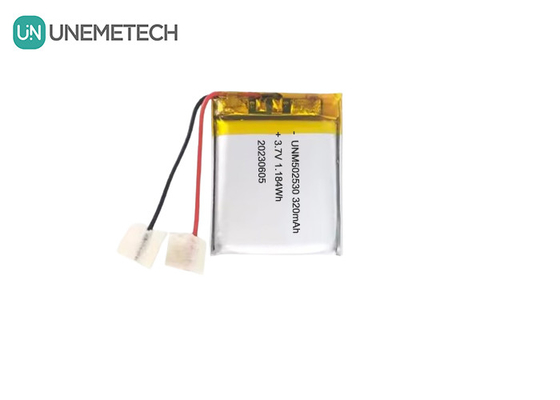 502530 3.7V 320mAh 착용용 제품용 재충전 가능한 폴리머 리?? 배터리