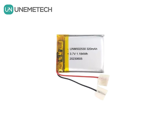 502530 3.7V 320mAh 착용용 제품용 재충전 가능한 폴리머 리?? 배터리