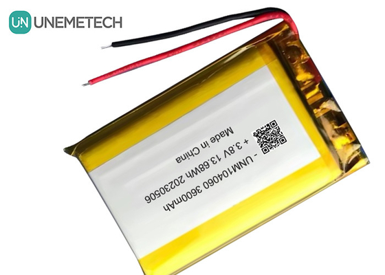 UNEMETECH 4.35V 고전압 리포 배터리 104060 3.8V 3600mAh 리?? 이온 폴리머 배터리