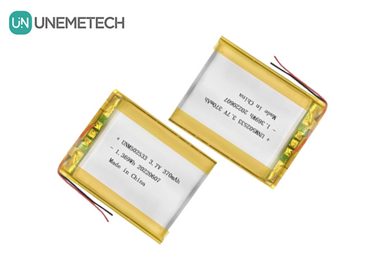 리온 폴리머 배터리 502533 3.7V 370mAh 전화 시계를 위한 리온 폴리머 배터리