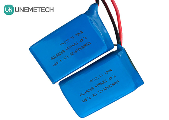 2S 고 방출 속도 리포 배터리 / 18C 리?? 폴리머 배터리 7.4v 1000mah 823048