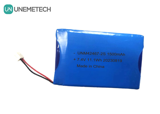 2 셀 리 폴리머 배터리 7.4V 1500mAh 2S 리 폴리머 배터리 팩