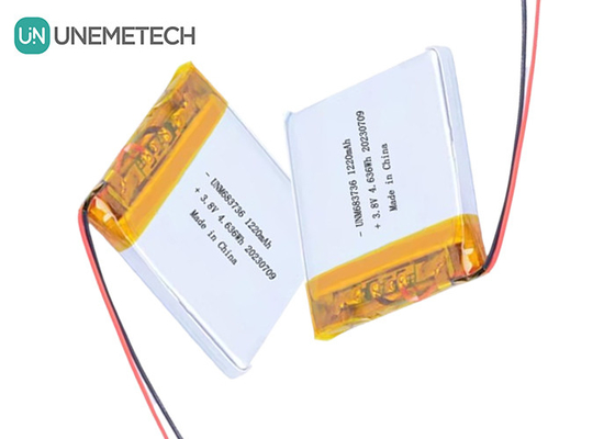 OEM 4.35V 고전압 리?? 폴리머 배터리 1220mAh 683736 긴 주기 수명
