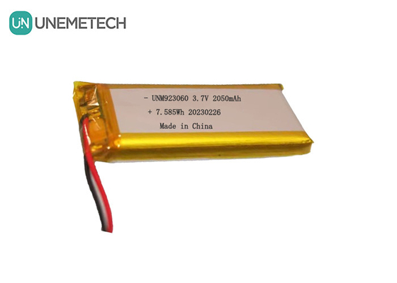 맞춤형 장기 주기가용 리포 배터리 팩 3.7V 2050mAh 923060 디지털 제품