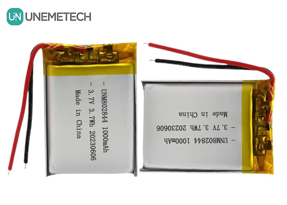 3.7V 리?? 이온 배터리 1000mAh 802844 소형 가전용 가전용 리-폴리머 배터리