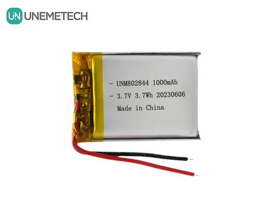 3.7V 리?? 이온 배터리 1000mAh 802844 소형 가전용 가전용 리-폴리머 배터리