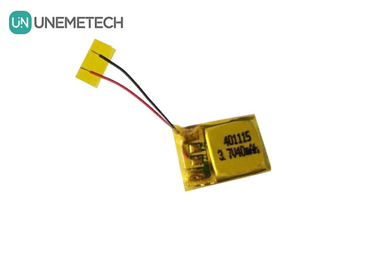 UNEMETECH 401115 재충전 가능한 폴리머 리?? 배터리 / 3.7V 40mAh 이어폰 배터리