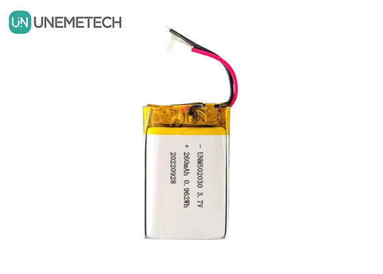 재충전 가능한 리포 배터리 502030 / 3.7V 260mAh 작은 사용자 지정 리?? 폴리머 배터리