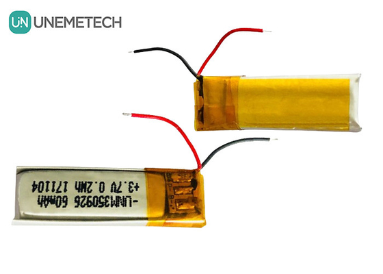500회 이상 수명 재충전 3.7V 60mAh 리?? 이온 폴리머 350926