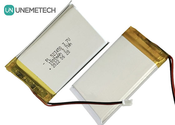 품질 MSDS 승인 3.7V 폴리머 리?? 이온 배터리 1000mAh 523450 가정용 공장