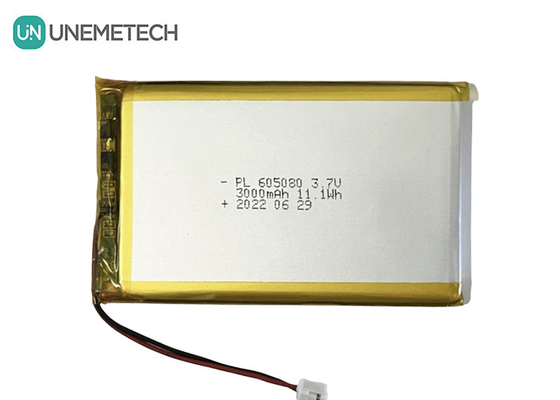 3.7V 3000mAh 재충전 리?? 이온 배터리 605080