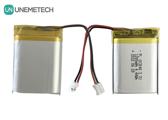1200mAh 재충전 가능한 리?? 이온 폴리머 3.7V 배터리 103040