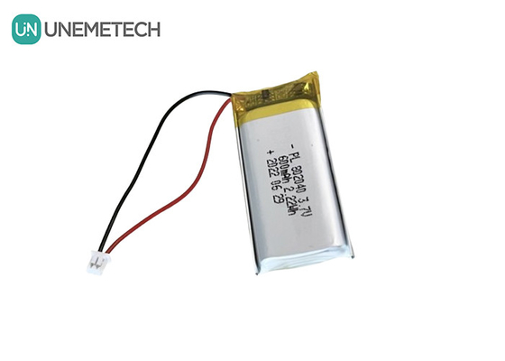 3.7V 600mAh 재충전 가능한 리 폴리머 배터리 802040 전자 제품