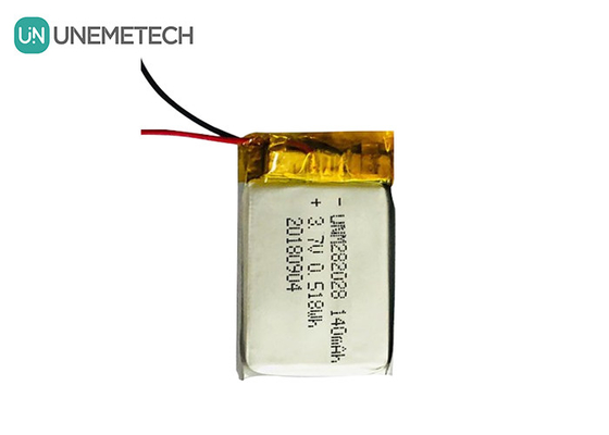 저자 방출 리포 배터리 282028 / 3.7V 140mAh 리?? 폴리머 배터리 웨어러블 기기