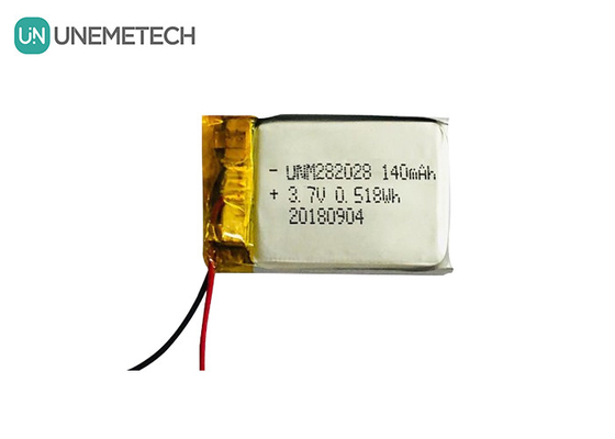 저자 방출 리포 배터리 282028 / 3.7V 140mAh 리?? 폴리머 배터리 웨어러블 기기