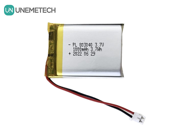 3.7V 리?? 폴리머 배터리 803040 1000mAh 화장품 기기용 폴리 리?? 배터리