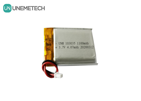 1100mAh 3.7V 사용자 지정 재충전 가능한 LiPO 배터리 103035 MP3 오디오 레코더용 리포 배터리 팩