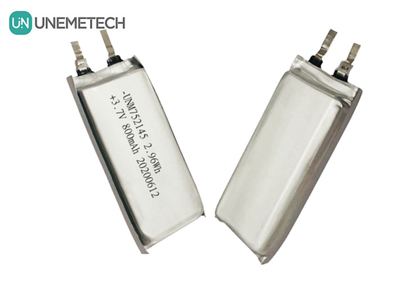 MSDS 승인 3.7V 800mAh 충전 가능한 리?? 폴리머 배터리 752145 웨어러블 장치
