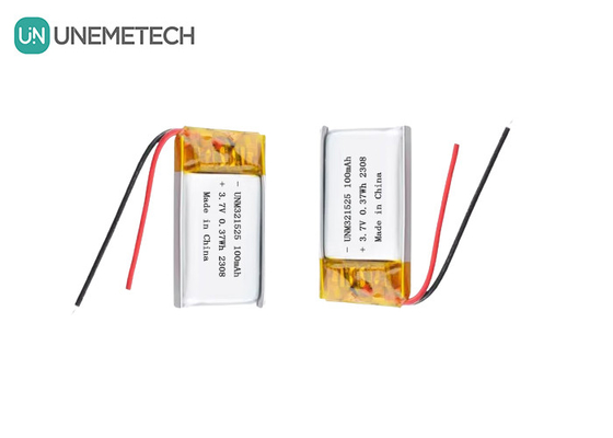 3.7V 80mAh 321525 재충전 가능한 리?? 이온 폴리머 배터리 충전 1C