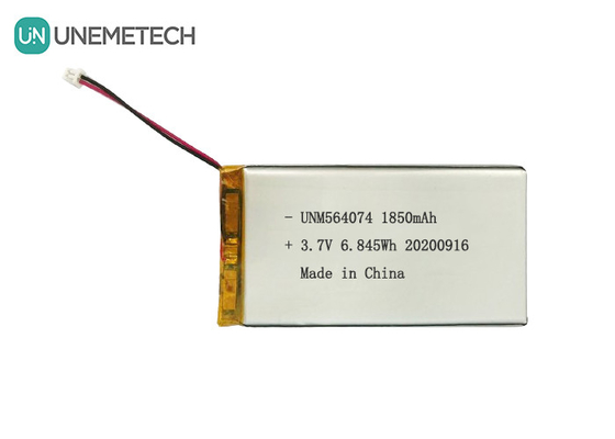 3.7V 재충전 가능한 리?? 이온 폴리머 배터리 1850mAh 564074 의료용 뷰티 장비
