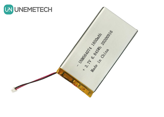 3.7V 재충전 가능한 리?? 이온 폴리머 배터리 1850mAh 564074 의료용 뷰티 장비