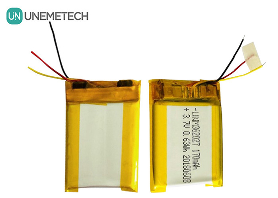 은 3.7V 170mAh 휴대용 프린터 의료 장치용 사용자 지정 리 폴라이어 배터리 362027