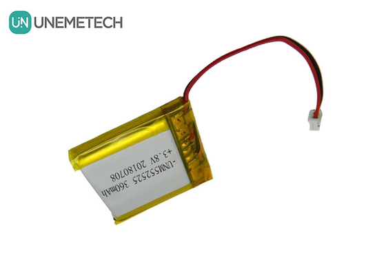 4.35V 360mAh 폴리머 고전압 리?? 이온 배터리 552525 3.8V 휴대용 장치