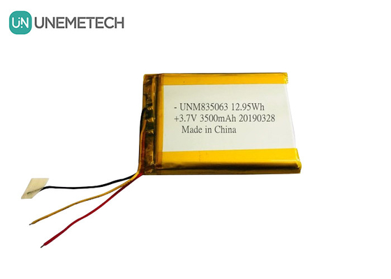 3.7V 3500mAh 커스텀 대형 리?? 폴리머 배터리 835063 의학적 아름다움 장비