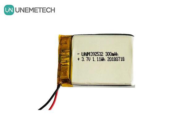 GPS 추적기 사용자 지정 리?? 폴리머 배터리 / 3.7V 300mAh 392532 재충전 가능한 리포 배터리
