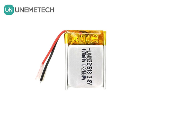 3.8V 고전압 리온 배터리 초소형 리포 배터리 4.35V 70mAh 321518 GPS 추적기