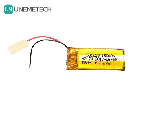 전자 장비 부품용 리?? 폴리머 리온 이온 배터리 3.7V 150mAh 501229