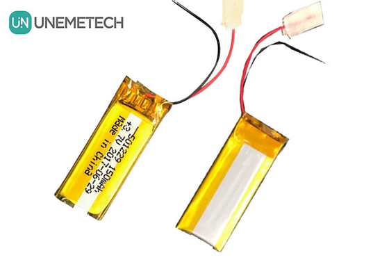 전자 장비 부품용 리?? 폴리머 리온 이온 배터리 3.7V 150mAh 501229