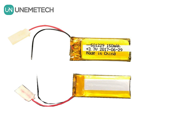 전자 장비 부품용 리?? 폴리머 리온 이온 배터리 3.7V 150mAh 501229
