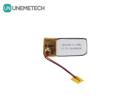 커스텀 리온 폴리머 배터리 3.7V 110mAh 401229 소형 리포 배터리