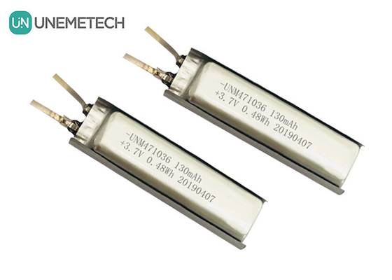 3.7 리?? 이온 폴리머 배터리 / IEC62133 승인 471036 130mAh 리?? 폴리머 배터리 셀
