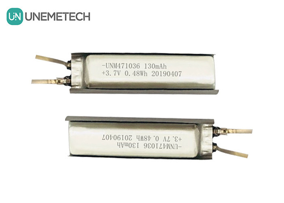 3.7 리?? 이온 폴리머 배터리 / IEC62133 승인 471036 130mAh 리?? 폴리머 배터리 셀