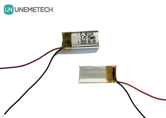 3.7V 55mAh 소형 리?? 폴리머 배터리 401120 리 폴리 배터리 소형 스마트 LED 조명