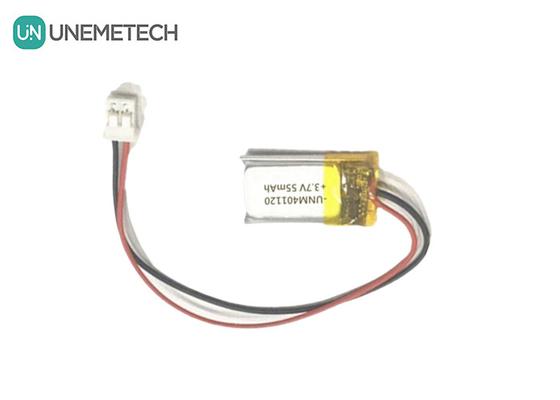 401120 3.7V 55mAh 맞춤형 리포 배터리 / 헤드폰 리포 배터리