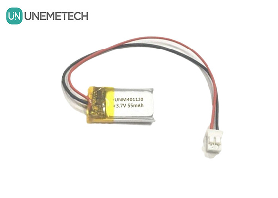 401120 3.7V 55mAh 맞춤형 리포 배터리 / 헤드폰 리포 배터리