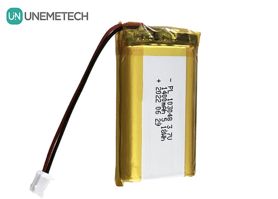 3.7V 1400mAh 재충전 가능한 리-폴리머 배터리 103048 리-이온 폴리머 배터리 팩 디지털 기기